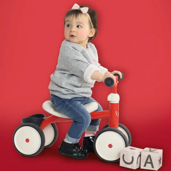 Smoby Porteur En Metal Rookie Rouge- Porteurs & Jouets À Bascules