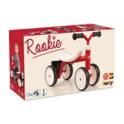 Smoby Porteur En Metal Rookie Rouge- Porteurs & Jouets À Bascules