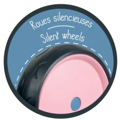 Smoby Porteur En Metal Rookie Rose- Porteurs & Jouets À Bascules