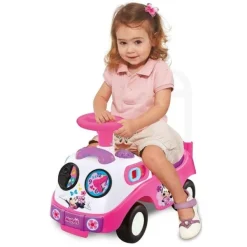 Kiddieland Porteur Minnie Avec Sons Et Lumieres Disney- Porteurs & Jouets À Bascules