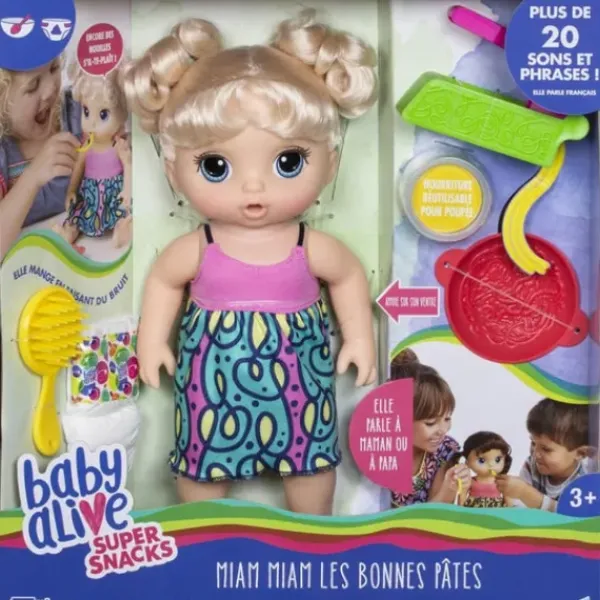 Baby Alive Poupons Interactifs|Poupee Gourmande Blonde