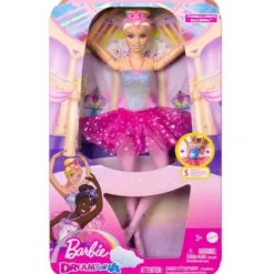 Mattel Poupées|Poupee Barbie Ballerine Lumieres Magiques