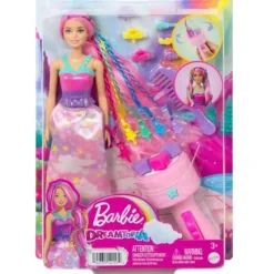 Mattel Barbie Et Poupées Mannequin|Poupee Barbie Dreamtopia Tresses Magiques A Coiffer