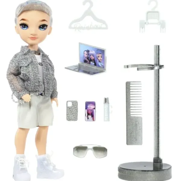 Mga Barbie Et Poupées Mannequin|Poupee Rainbow High Aidan Russell - Serie 5