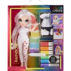 Mga Barbie Et Poupées Mannequin|Poupee Rainbow High Color & Create Fashion
