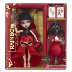 Mga Barbie Et Poupées Mannequin|Poupee Rainbow High Fantastic Fashion - Ruby Anderson