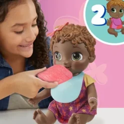 Baby Alive Poupons Interactifs|Poupon Grandit Et Parle Brune -