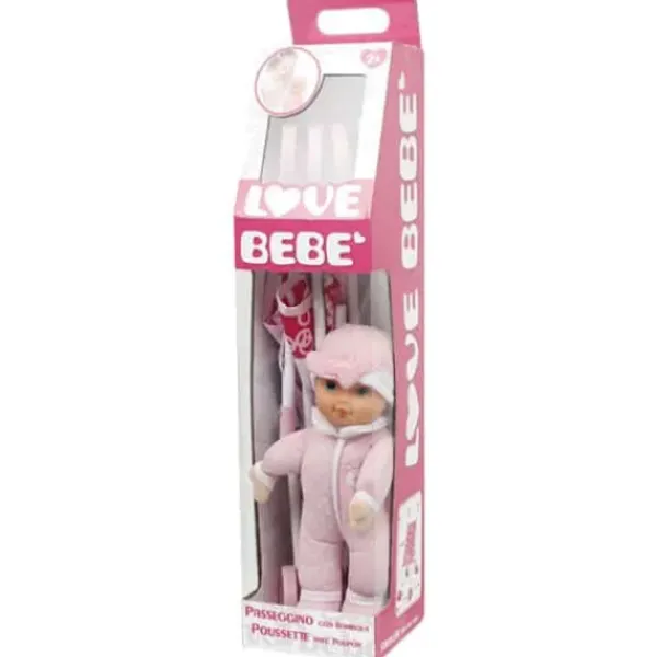 LOVE BEBE Poussettes Poupons|Poussette Canne Avec Poupon