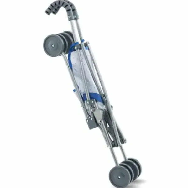 Corolle Poussettes Poupons|Poussette Canne Bleue Pour Poupons De 36 A 42 Cm