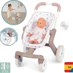 Smoby Accessoires Poupons|Poussette Pop Baby Nurse