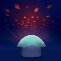 Pabobo Projecteur Champignon Bleu- Veilleuses