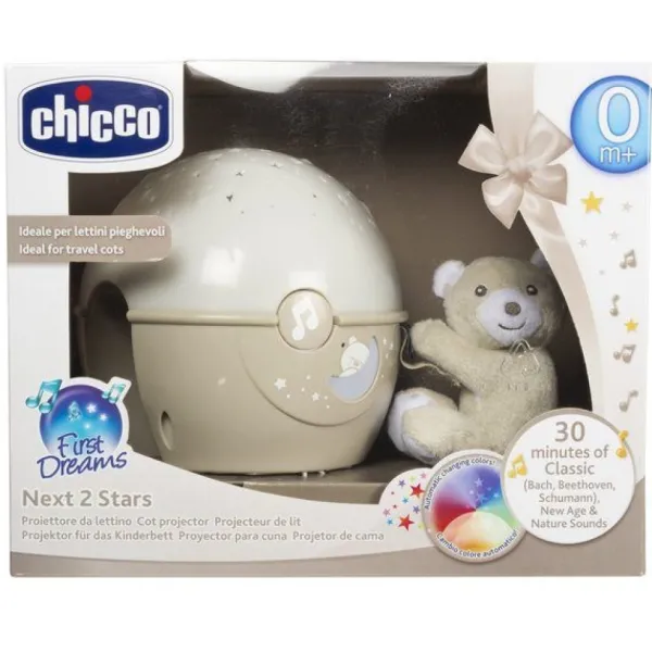 Chicco Projecteur Musical Et Lumineux - Next2 Stars Neutre- Veilleuses