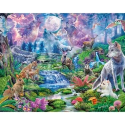 Clementoni Puzzles Adultes|Puzzle 3000 Pieces - Moonlit Wild