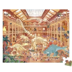 Janod Puzzles Enfants De 50 À 249 Pièces|Puzzle 100 Pieces - Musee D'Histoire Naturelle