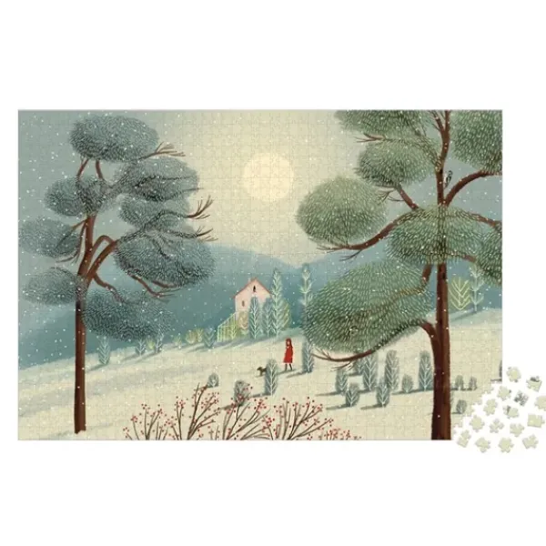 Janod Puzzle 1500 À 3000 Pièces|Puzzle 1500 Pieces - Paysage D'Hiver