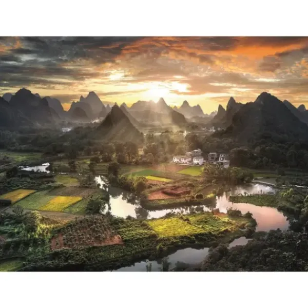 Clementoni Puzzle 1500 À 3000 Pièces|Puzzle 2000 Pieces - Paysage De Chine