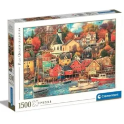 Clementoni Puzzles Adultes|Puzzle 1500 Pieces - Port