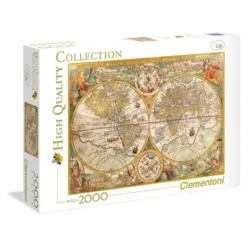 Clementoni Puzzle 1500 À 3000 Pièces|Puzzle 2000 Pieces Ancienne Carte
