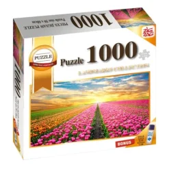 Zig Zag jeux action Puzzles Adultes|Puzzle 1000 Pieces Champs De Tulipes Amsterdam