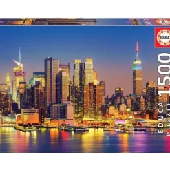 Educa Puzzle 1500 À 3000 Pièces|Puzzle 1500 Pieces Manhattan De Nuit