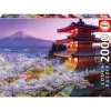 Educa Puzzles Adultes|Puzzle 2000 Pieces Mont Fuji Japon