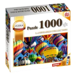 Zig Zag jeux action Puzzles Adultes|Puzzle 1000 Pieces Montgolfiere Avec Colle