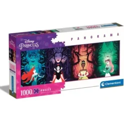 Clementoni Puzzles Enfants De 250 À 1000 Pièces|Puzzle 1000 Pieces Panorama - Disney Princess