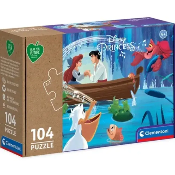 Clementoni Puzzles Enfants De 50 À 249 Pièces|Puzzle 104 Pieces Play For Future - La Petite Sirene
