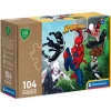 Clementoni Puzzles Enfants De 50 À 249 Pièces|Puzzle 104 Pieces Play For Future - Spider-Man