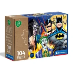Clementoni Puzzles Enfants De 50 À 249 Pièces|Puzzle 104 Pieces Play For Future - Batman