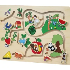 WOOD N PLAY Puzzles Bois|Puzzle Circuit En Bois