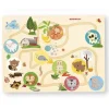 WOOD N PLAY Puzzle Bébé / Enfant|Puzzle Circuit En Bois Avec Animaux