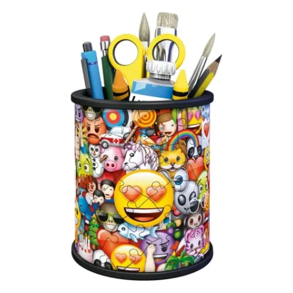 Ravensburger Puzzles 3D|Puzzle 3D Pot A Crayons 54 Pieces Emoji