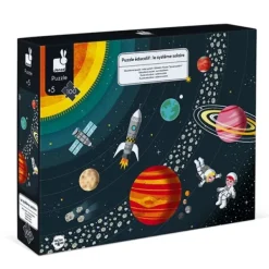 Janod Puzzles Enfants De 50 À 249 Pièces|Puzzle Educatif - Le Systeme Solaire 100 Pieces