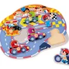 Janod Puzzles Bois|Puzzle En Bois Happy Racing 6 Pieces