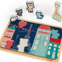 Janod Puzzles Bois|Puzzle En Bois Sophie La Girafe 5 Pieces