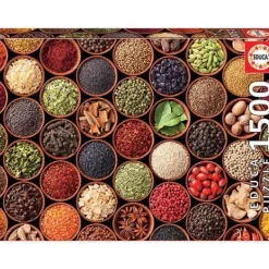 Educa Puzzle 1500 À 3000 Pièces|Puzzle Herbes Et Epices 1 500 Pieces