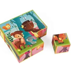 Janod Puzzle Bébé / Enfant|Puzzle Kubkid Les Animaux De La Foret