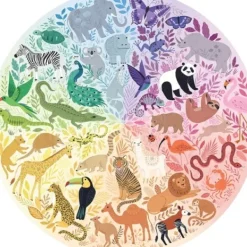 Ravensburger Puzzle 500 À 1000 Pièces|Puzzle Rond 500 Pieces - Animaux