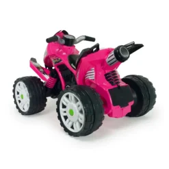 Injusa Quad The Beast 12V Kawasaki Rose- Quads Électriques