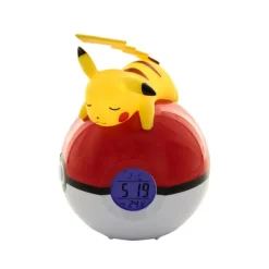 Teknofun Radio Réveil Veilleuse Pikachu - Pokemon- Radios Réveil
