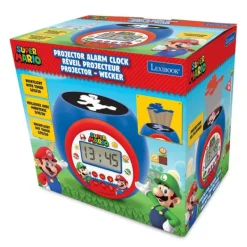 Lexibook Réveil Mario Rond Avec Projection- Radios Réveil