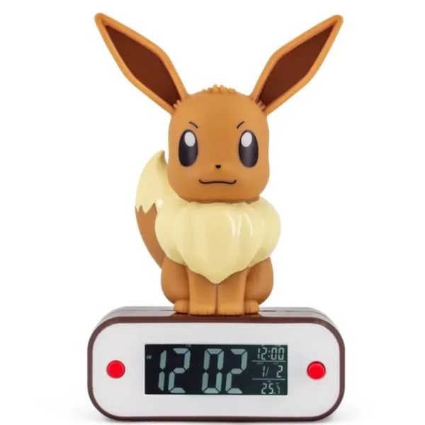 Teknofun Réveil Pokemon Evoli Lumineux- Radios Réveil