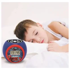 Lexibook Réveil Spiderman Rond Projection- Radios Réveil