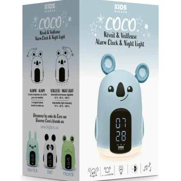 Bigben Réveil Veilleuse Koala Coco- Radios Réveil