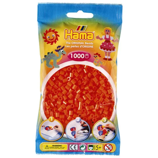 Hama Sachet 1000 Perles Orange- Perles