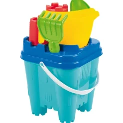 Ecoiffier Seau Garni Chateau 18,5 Cm- Jeux De Plage
