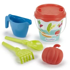 Ecoiffier Seau Garni Décor Jardin- Jeux De Plage
