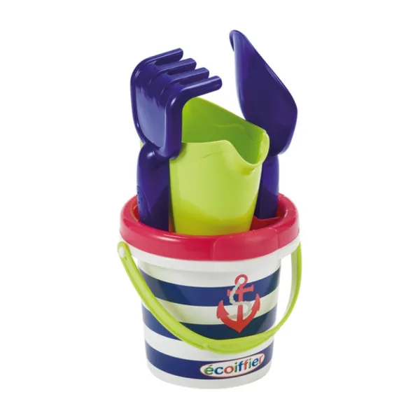 Ecoiffier Seau Garni Décor Marin 12 Cm- Jeux De Plage