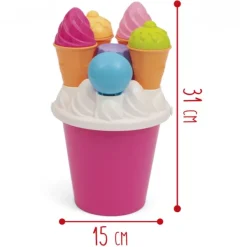 SUN and SPORT Seau Garni Glacier - Jeu De Plage- Jeux De Plage